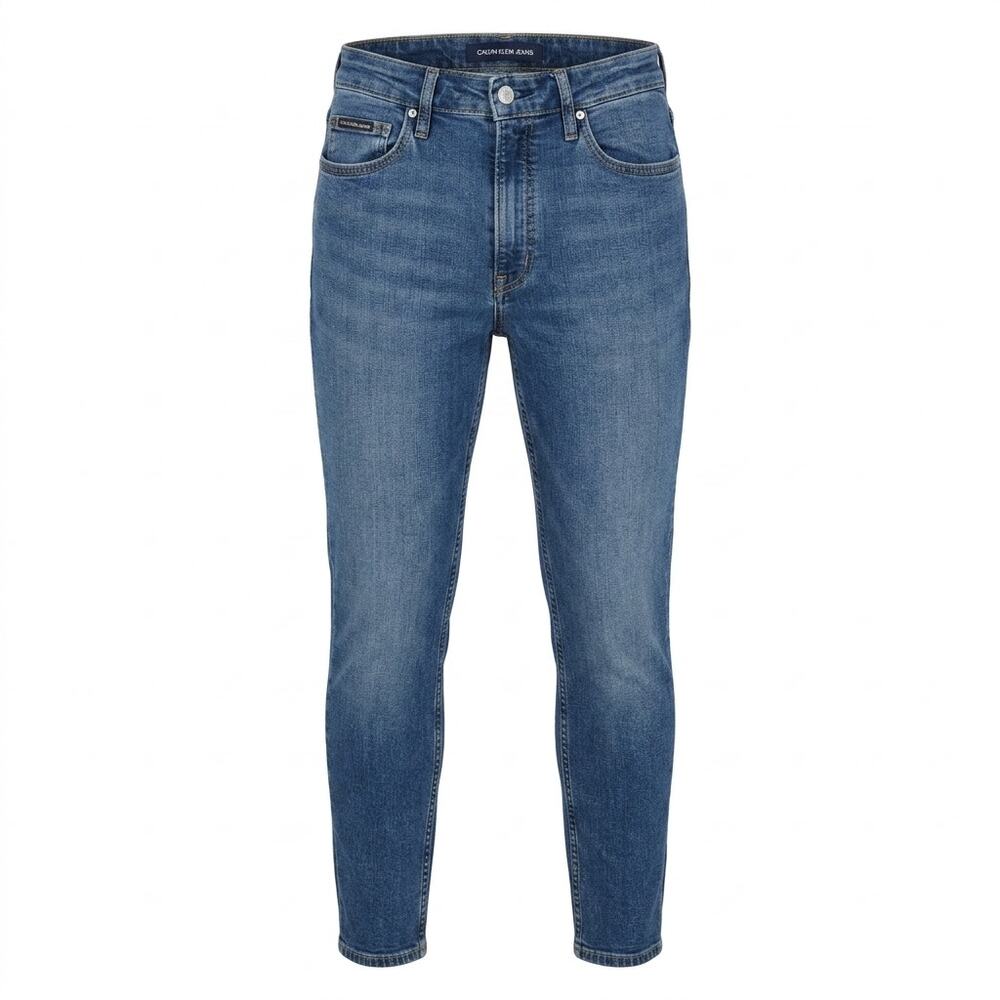 Calvin Klein Blue Medium Wash Slim Fit Stretch Jeans Men Size W30 L28